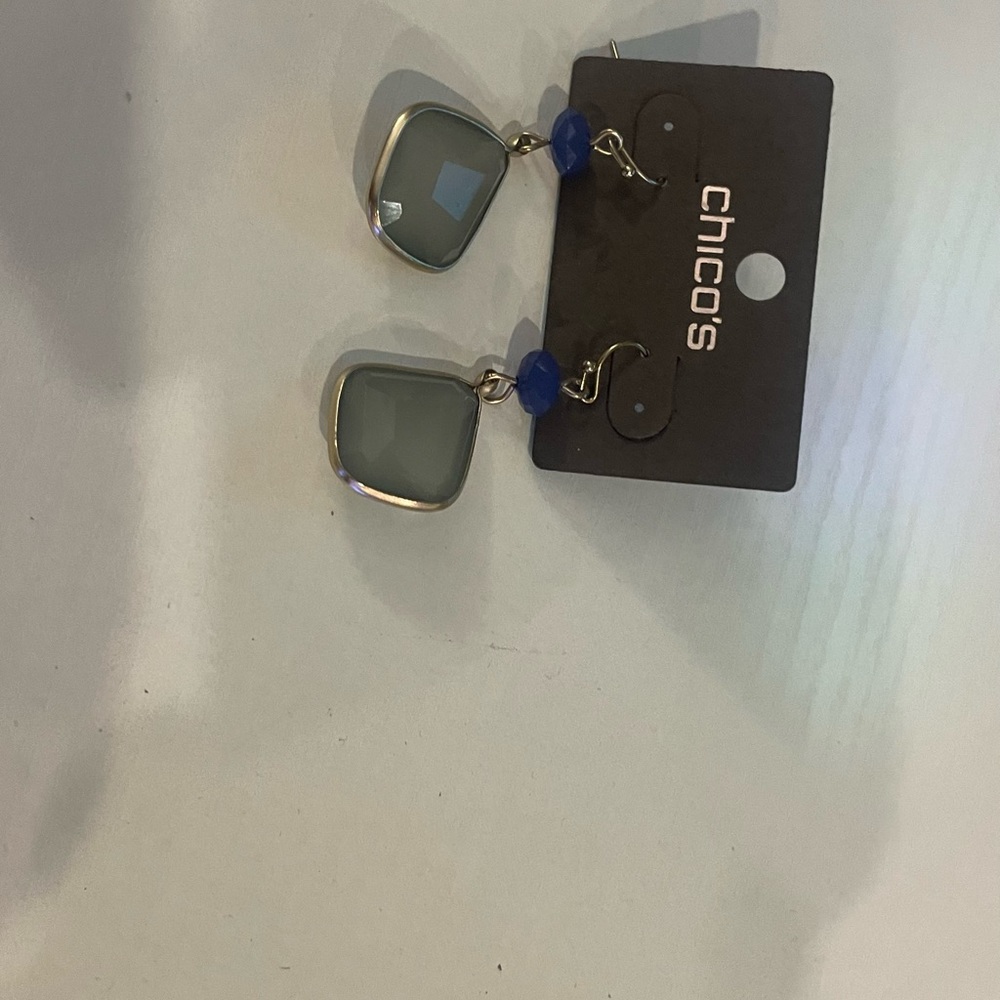 Blue earrings chicos